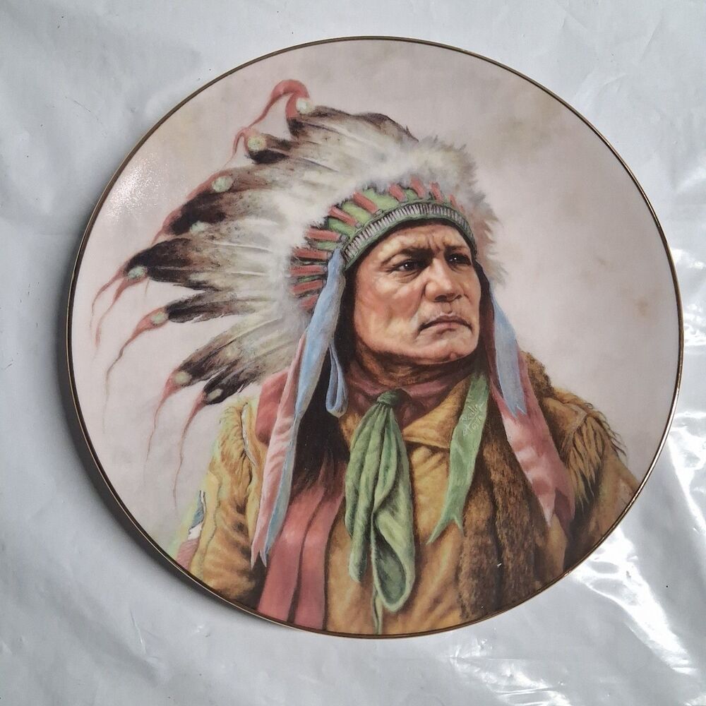 Pride of the Cheyenne" 1991 Indian Plate